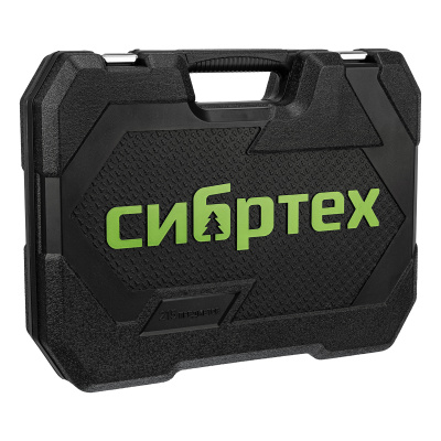 Набор инструментов, 1/2", 3/8", 1/4", пластиковый кейс 215 предм. Сибртех по ценам производителя в Воронеже с доставкой по всей России