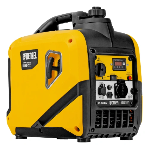 Генератор инверторный GS-2200iS, 2,2 кВт, 230 В, закрытый корпус, ручной старт DENZEL по ценам производителя в Воронеже с доставкой по всей России