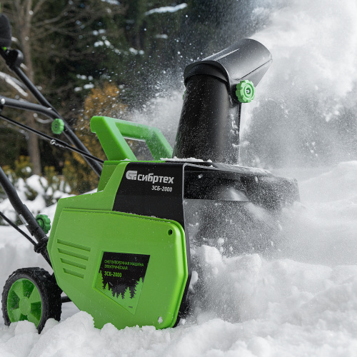 Снегоуборочная машина электрическая ЭСБ-2000, 2 кВт Сибртех по ценам производителя в Воронеже с доставкой по всей России