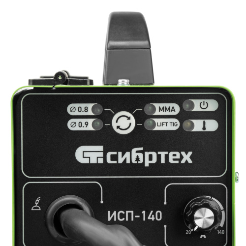 Аппарат инвертор. полуавтомат. сварки ИСП-140, 140 А, ПВ 60% Сибртех по ценам производителя в Воронеже с доставкой по всей России