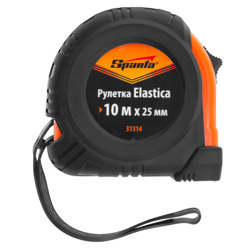 Рулетка Elastica,10 м х 25 мм,обрезиненный корпус Sparta по ценам производителя в Воронеже с доставкой по всей России