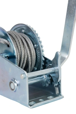 Лебедка ручная барабанная с тросом  400кг  10м оцинкованная TOR FD купить в Москве с доставкой по всей России | ProtosMarket.ru