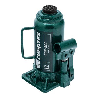 Домкрат гидравлический бутылочный, 12 т, 205-400 мм Сибртех купить в Москве с доставкой по всей России | ProtosMarket.ru