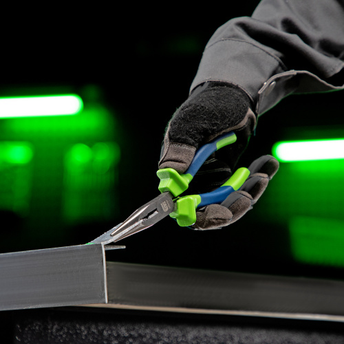 Длинногубцы прямые, 160 мм, двухкомпонентные рукоятки Сибртех по ценам производителя в Воронеже с доставкой по всей России