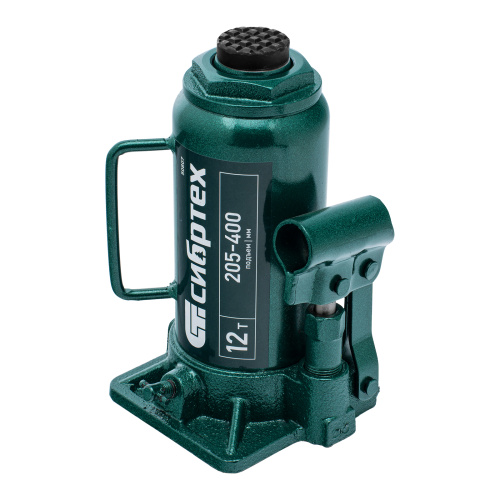 Домкрат гидравлический бутылочный, 12 т, 205-400 мм Сибртех по ценам производителя в Воронеже с доставкой по всей России