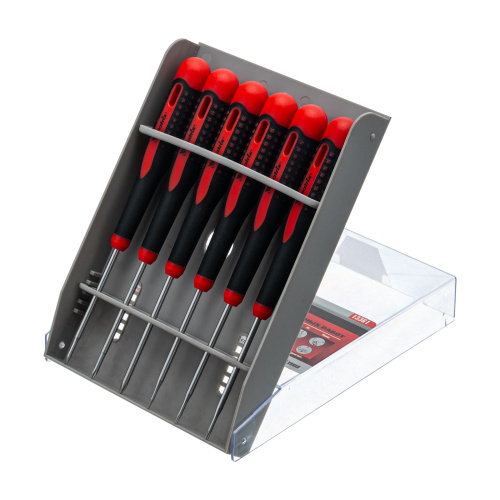 Набор отверток для точных работ Fusion, двухкомпонентная рукоятка, 6 шт, в пластиковом пенале Matrix по ценам производителя в Воронеже с доставкой по всей России