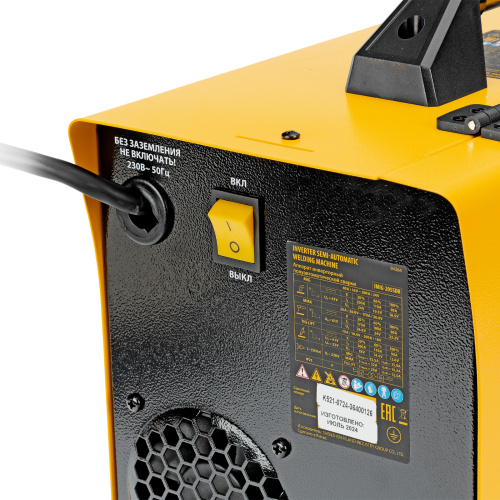 Аппарат инвертор. полуавтомат. cварки IMIG-205SDR, 200 А, ПВ 60%, катушка 5 кг Denzel по ценам производителя в Воронеже с доставкой по всей России