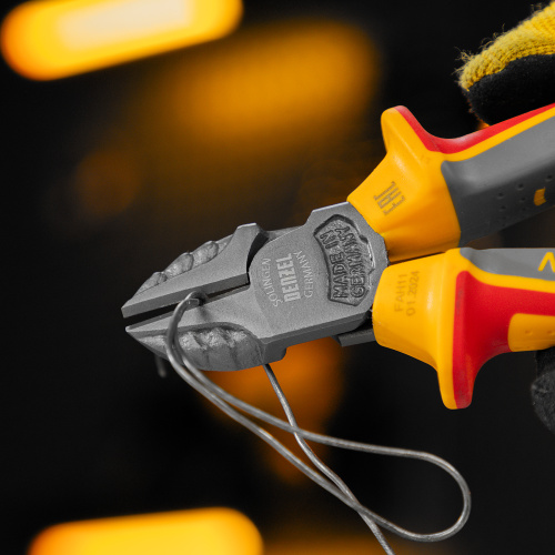 Бокорезы, диэлектрические рукоятки, до 1000 В, трехкомпонентные рукоятки, 180 мм Denzel по ценам производителя в Воронеже с доставкой по всей России