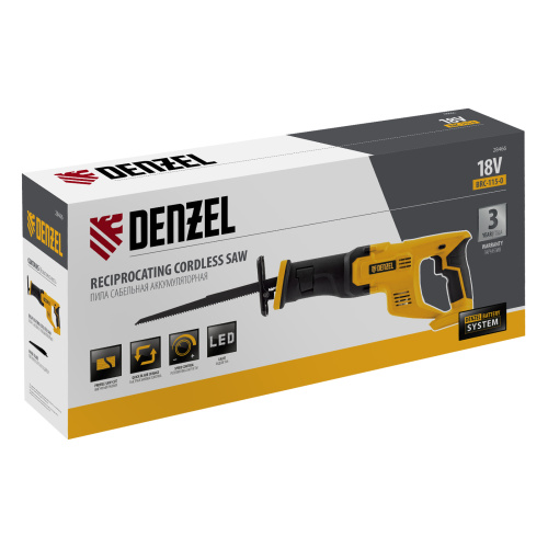 Пила сабельная аккумуляторная CRC-115-0,  18В Li-Ion Denzel по ценам производителя в Воронеже с доставкой по всей России