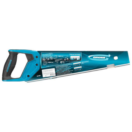 Ножовка по дереву "Piranha", 400 мм, 7-8 TPI, зуб-3D, каленый зуб, двухкомпонентная рукоятка Gross по ценам производителя в Воронеже с доставкой по всей России