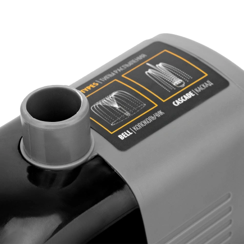 Насос фонтанный FNP18-14, 18 Вт, подъем 1,4 м, 750 л/ч, колокольчик/каскад Denzel по ценам производителя в Воронеже с доставкой по всей России