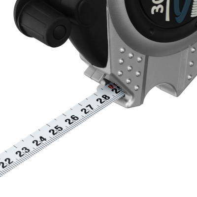 Рулетка геодезическая 30 м х 13 мм, закрытый корпус, металлическая лента, нейлон Gross по ценам производителя в Воронеже с доставкой по всей России