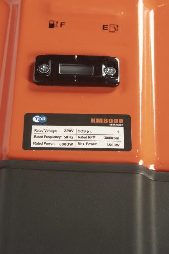 Генератор бензиновый 6,0 кВт 220В 27 л с электростартером и колесами TOR KM8000H по ценам производителя в Воронеже с доставкой по всей России