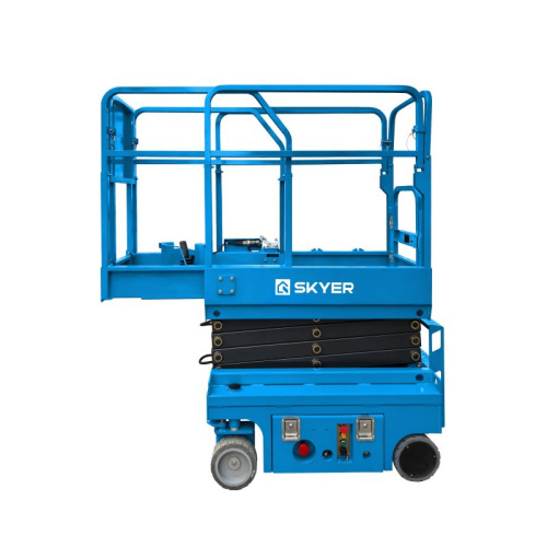 Самоходный ножничный подъемник SKYER PL0624 с выдвижной платформой (узкая база) по ценам производителя в Воронеже с доставкой по всей России