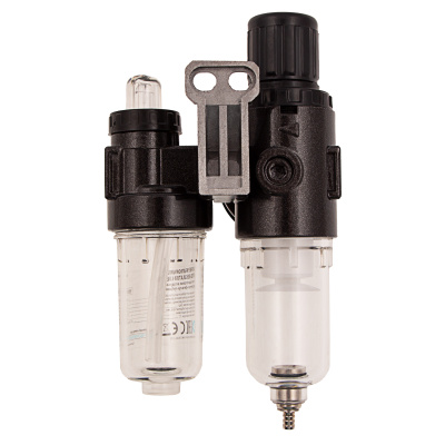 Блок подготовки воздуха регулятор-фильтр-лубрикатор FLR1500, 10 бар, 1500 л/мин, 1/4" Denzel по ценам производителя в Воронеже с доставкой по всей России