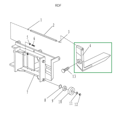 Вила для ручного штабелера для RDF1016 по ценам производителя в Воронеже с доставкой по всей России