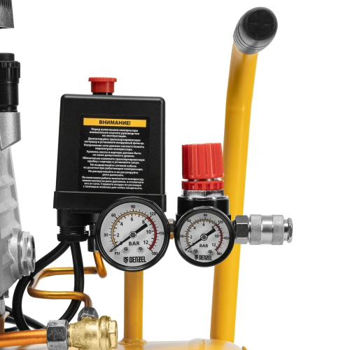 Компрессор воздушный, прямой привод DC1500/50, 1.5 кВт, 50 литров, 220 л/мин Denzel по ценам производителя в Воронеже с доставкой по всей России