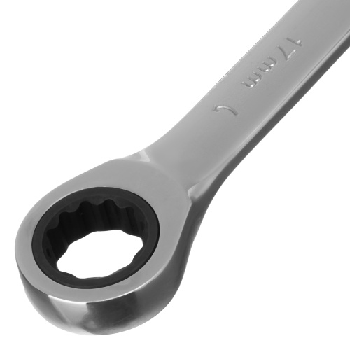 Ключ комбинированный трещоточный, 17 мм, CrV, зеркальный хром Matrix Professional по ценам производителя в Воронеже с доставкой по всей России