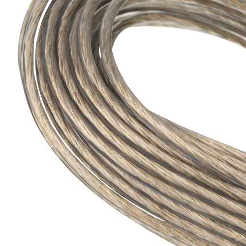 Трос металлополимерный прозрачный ПР-4.0, толщина 4.0 мм, моток 20 метров Сибртех по ценам производителя в Воронеже с доставкой по всей России