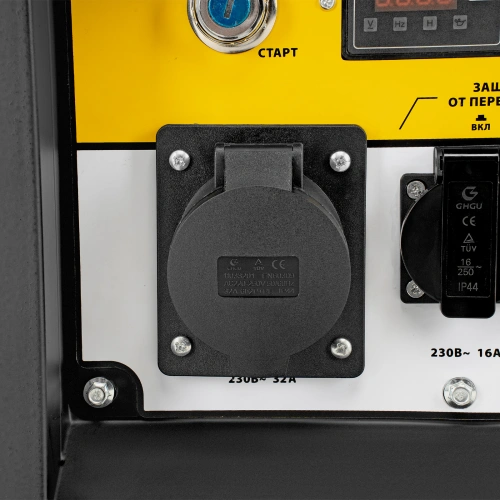 Генератор дизельный DES-55E, 5,5 кВт, 230 В, 11 л, электростартер Denzel по ценам производителя в Воронеже с доставкой по всей России