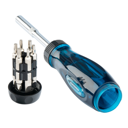 Отвертка реверсивная с удлинителем, трещотка 72 зуба, 12 шт, сталь S2 Gross по ценам производителя в Воронеже с доставкой по всей России