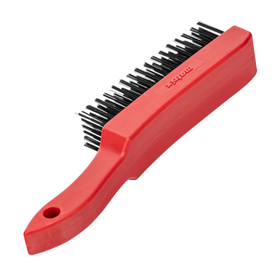 Щетка зачистная шестирядная, закаленная прямая проволока с пластиковой ручкой Matrix по ценам производителя в Воронеже с доставкой по всей России