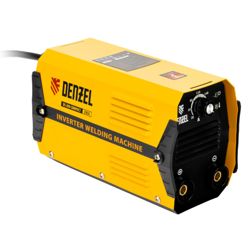 Аппарат инверторный дуговой сварки DS-200 Compact, 200 А, ПВ 70%, диаметр электрода 1.6-5 мм Denzel по ценам производителя в Воронеже с доставкой по всей России