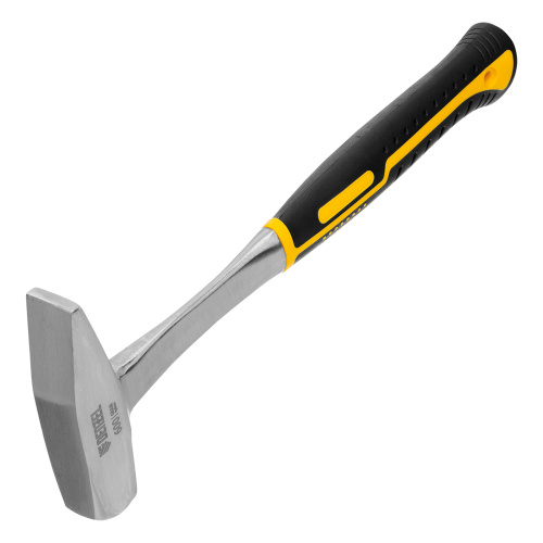 Молоток слесарный 600 г, цельнометаллический, двухкомпонентная рукоятка Denzel по ценам производителя в Воронеже с доставкой по всей России