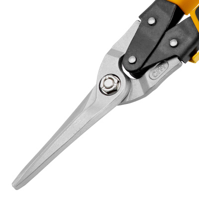 Ножницы по металлу, 315 мм, прямой проходной рез, сталь-CrMo, трехкомпонентные рукоятки Denzel по ценам производителя в Воронеже с доставкой по всей России