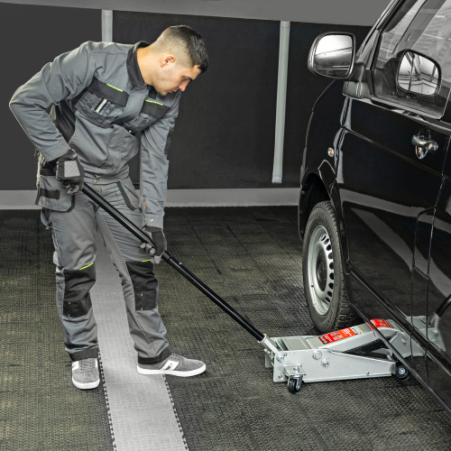 Домкрат гидравлический подкатной профессиональный, быстрый подъем, 3 т, 130-465 мм. Quick Matrix по ценам производителя в Воронеже с доставкой по всей России