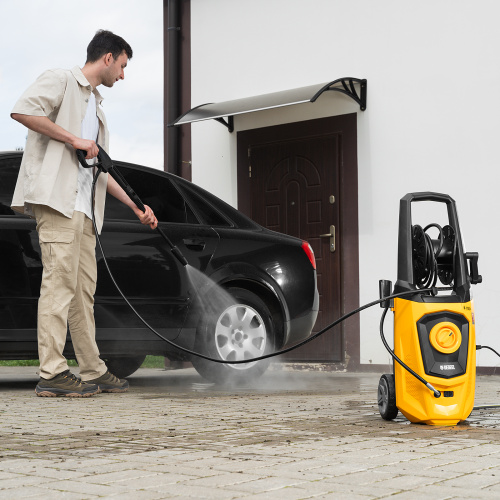 Моечная машина высокого давления R-170D, 2000 Вт, 170 бар, 360 л/ч, с барабаном Denzel по ценам производителя в Воронеже с доставкой по всей России