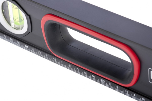 Уровень алюминиевый, усиленный, фрезерованный, 3 глазка, двухкомпонентные рукоятки, 1200 мм Matrix по ценам производителя в Воронеже с доставкой по всей России