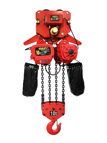 10т 9м таль цепная ТЭЦ OCALIFT 10-04D 380в передвижная две скорости купить в Москве с доставкой по всей России | ProtosMarket.ru