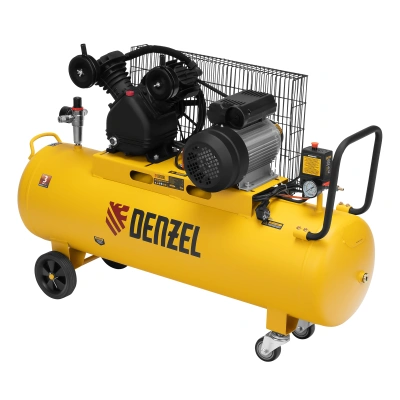 Компрессор воздушный BCV2300/100, ременный привод, 2.3 кВт, 100 литров, 440 л/мин Denzel по ценам производителя в Воронеже с доставкой по всей России