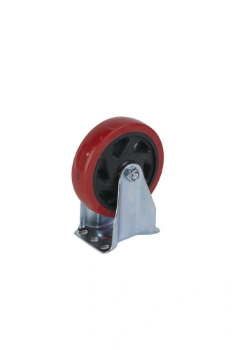 Колесо неповоротное усиленное полиуретан FCM 55 125 мм по ценам производителя в Воронеже с доставкой по всей России