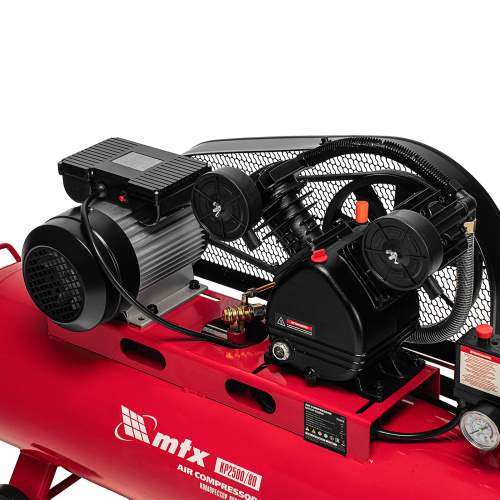 Компрессор воздушный ременный привод КР2500/80, 2,5 кВт, 80 литров, 420 л/мин МТХ по ценам производителя в Воронеже с доставкой по всей России