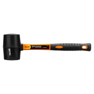 Киянка резиновая, 450 г, черная резина, фибергласовая рукоятка Sparta по ценам производителя в Воронеже с доставкой по всей России