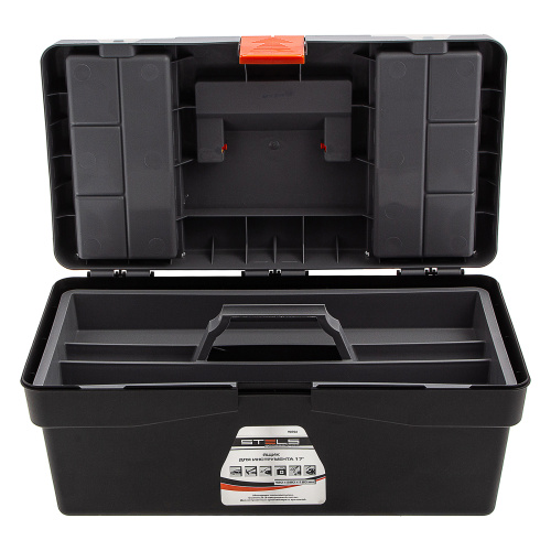 Ящик для инструмента 17", 420 х 220 х 180 мм, пластик Stels по ценам производителя в Воронеже с доставкой по всей России