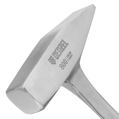 Молоток слесарный 800 г, цельнометаллический, двухкомпонентная рукоятка Denzel по ценам производителя в Воронеже с доставкой по всей России