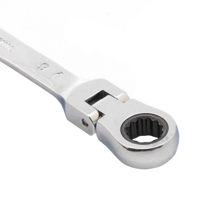 Ключ комбинированный трещоточный, 9 мм, CrV, шарнирный, зеркальный хром Matrix по ценам производителя в Воронеже с доставкой по всей России