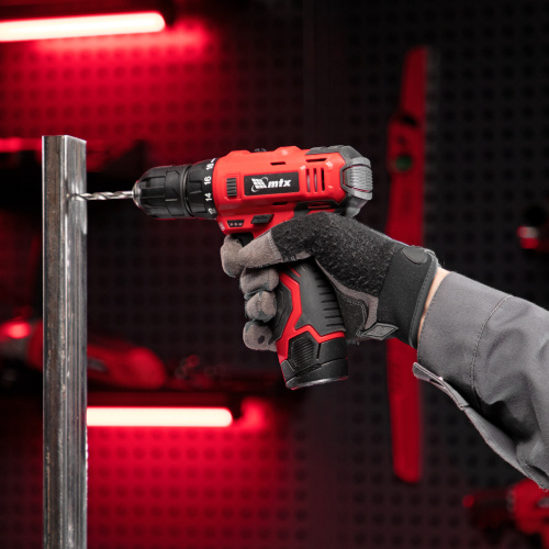 Дрель-шуруповерт аккумуляторная MCDL-12-02P, Li-Ion, 12 В, 2 акк. MTX по ценам производителя в Воронеже с доставкой по всей России