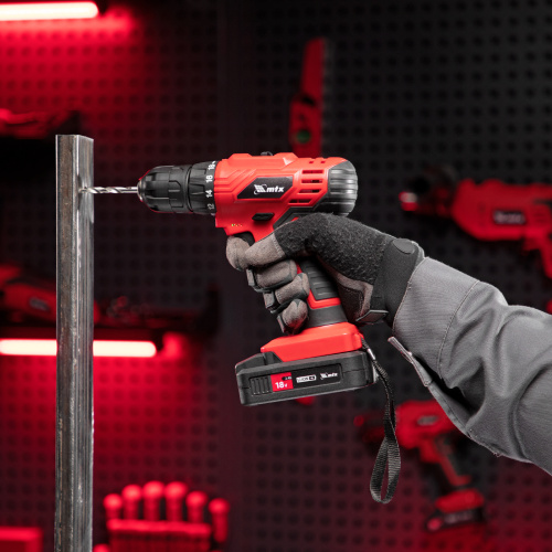 Дрель-шуруповерт аккумуляторная MCDL-18-02, Li-Ion, 18 В, 2 акк. MTX по ценам производителя в Воронеже с доставкой по всей России