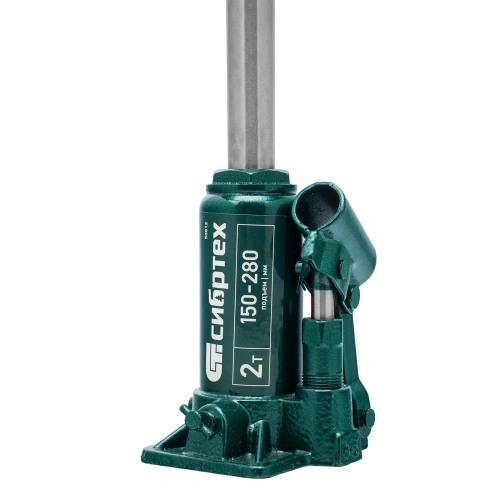 Домкрат гидравлический бутылочный, 2 т, 150-280 мм, в пласт. кейсе Сибртех по ценам производителя в Воронеже с доставкой по всей России