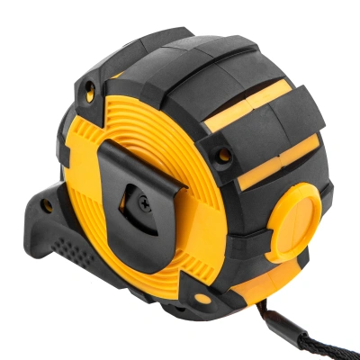 Рулетка 8м х 32мм, автоматич. фиксац., нейлон. покрытие, магнит. зацеп, двухстор. разметка Denzel по ценам производителя в Воронеже с доставкой по всей России