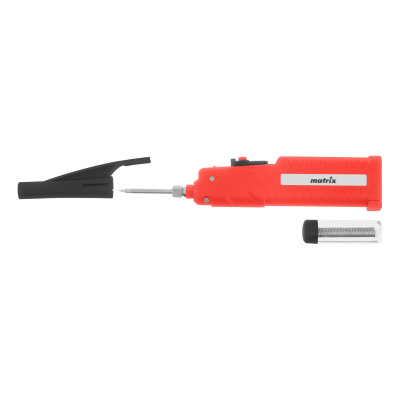 Паяльник беспроводной 4.5 В, 8 Вт, 350°С, припой 10 г, работа от элементов питания 3хАА Matrix по ценам производителя в Воронеже с доставкой по всей России