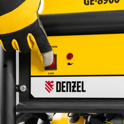 Генератор бензиновый GE 8900, 8.5 кВт, 220 В/50 Гц, 25 л, ручной старт Denzel по ценам производителя в Воронеже с доставкой по всей России