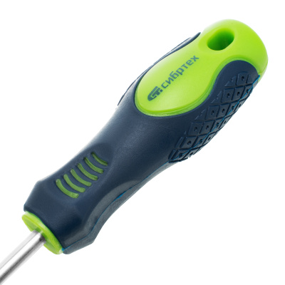 Отвертка, PZ1 х 80 мм, CrV, двухкомпонентная рукоятка Сибртех по ценам производителя в Воронеже с доставкой по всей России