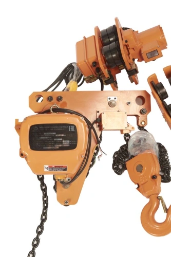 Таль передвижная с уменьшенной строительной высотой  5т  6м 380В электрическая цепная TOR HHBDSL-02 по ценам производителя в Воронеже с доставкой по всей России