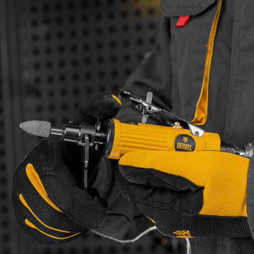 Пневмошлифмашина прямая PGS25000, 25000 об/мин, 10 шлиф. камней, цанга - 3, 6 мм, 113 л/мин Denzel по ценам производителя в Воронеже с доставкой по всей России