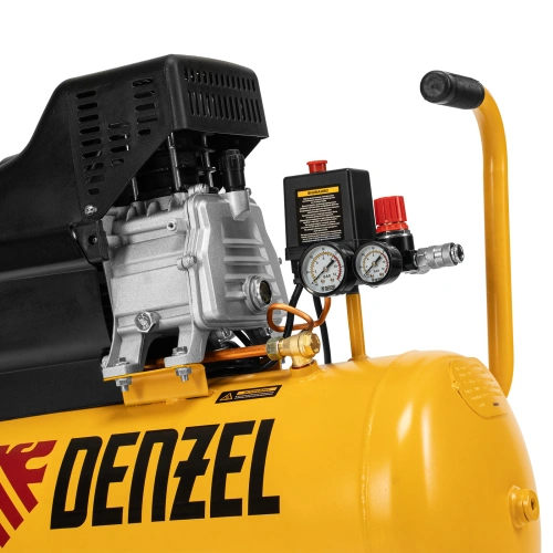 Компрессор воздушный, прямой привод DC1500/50, 1.5 кВт, 50 литров, 220 л/мин Denzel по ценам производителя в Воронеже с доставкой по всей России